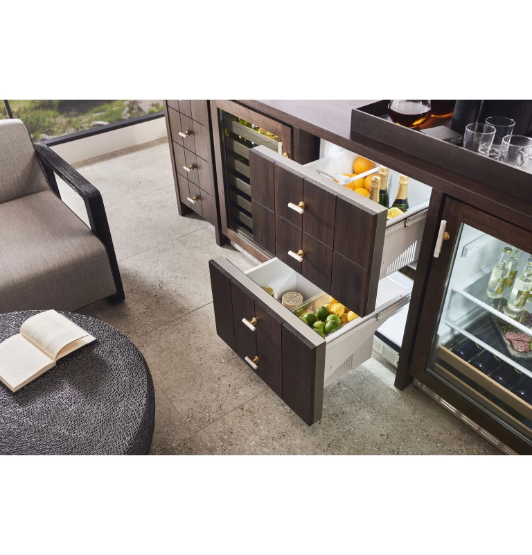 Monogram 24" Panel-Ready Double-Drawer Refrigerator ZIDI240HII