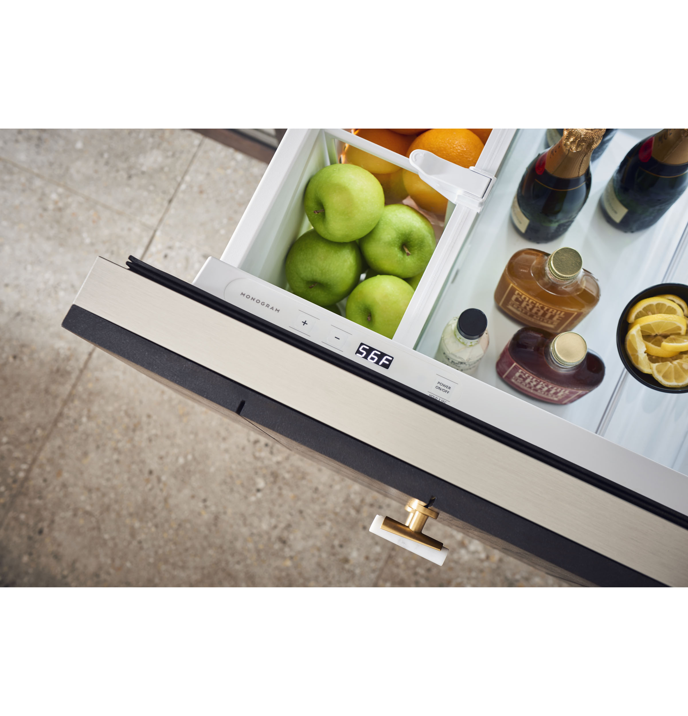 Monogram 24" Double-Drawer Refrigerator ZIDS240NSS