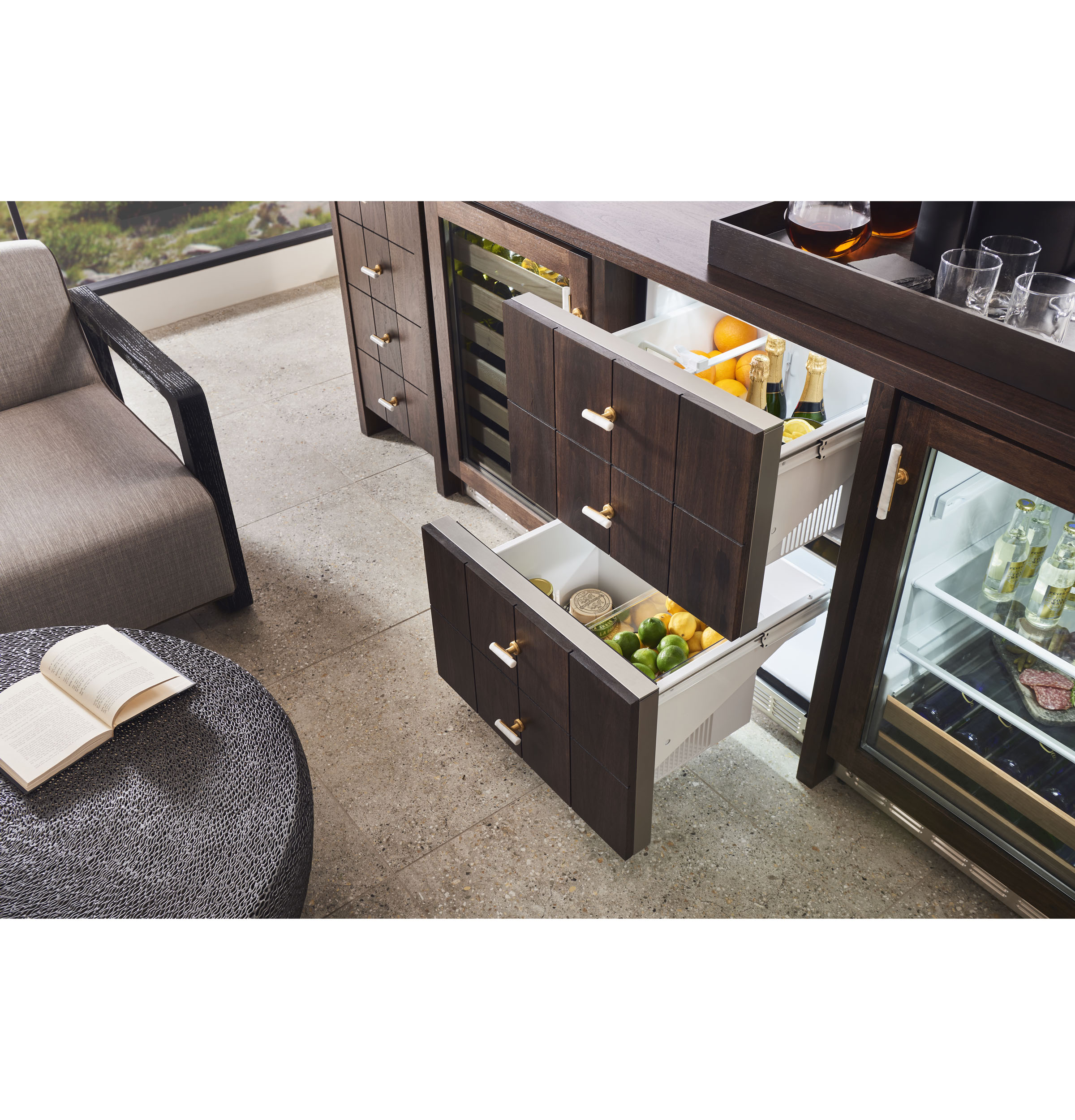 Monogram 24" Double-Drawer Refrigerator ZIDS240NSS