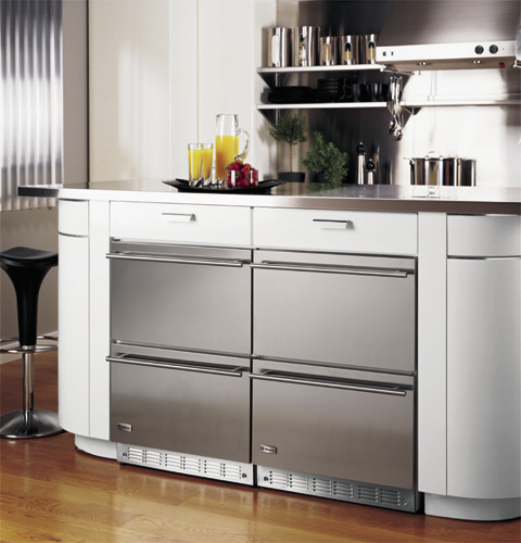 GE Monogram® Double-Drawer Refrigerator Module ZIDS240WSS, product image 2 of 5