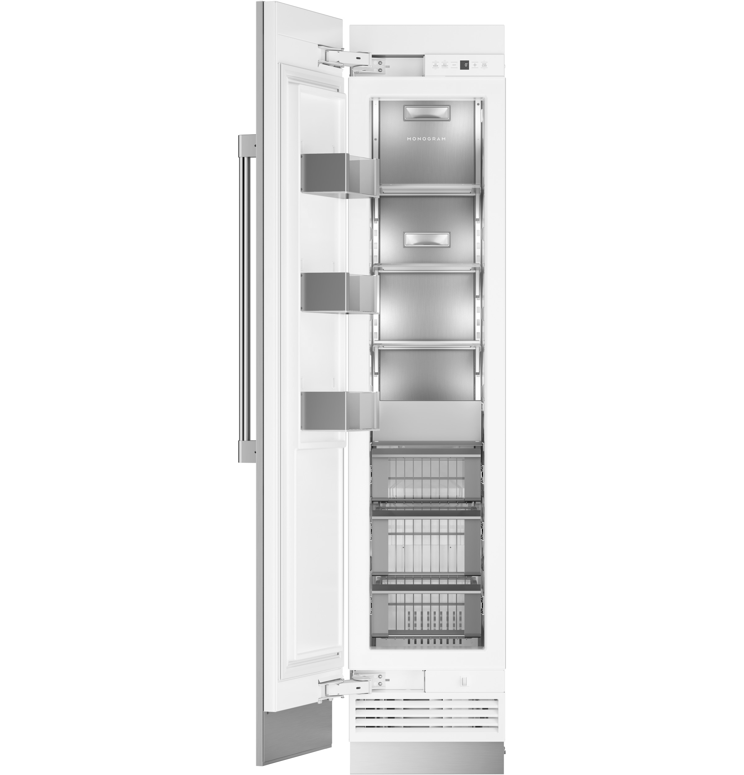 Monogram 18" Panel-Ready Premium Integrated Column Freezer ZIF181NPNII