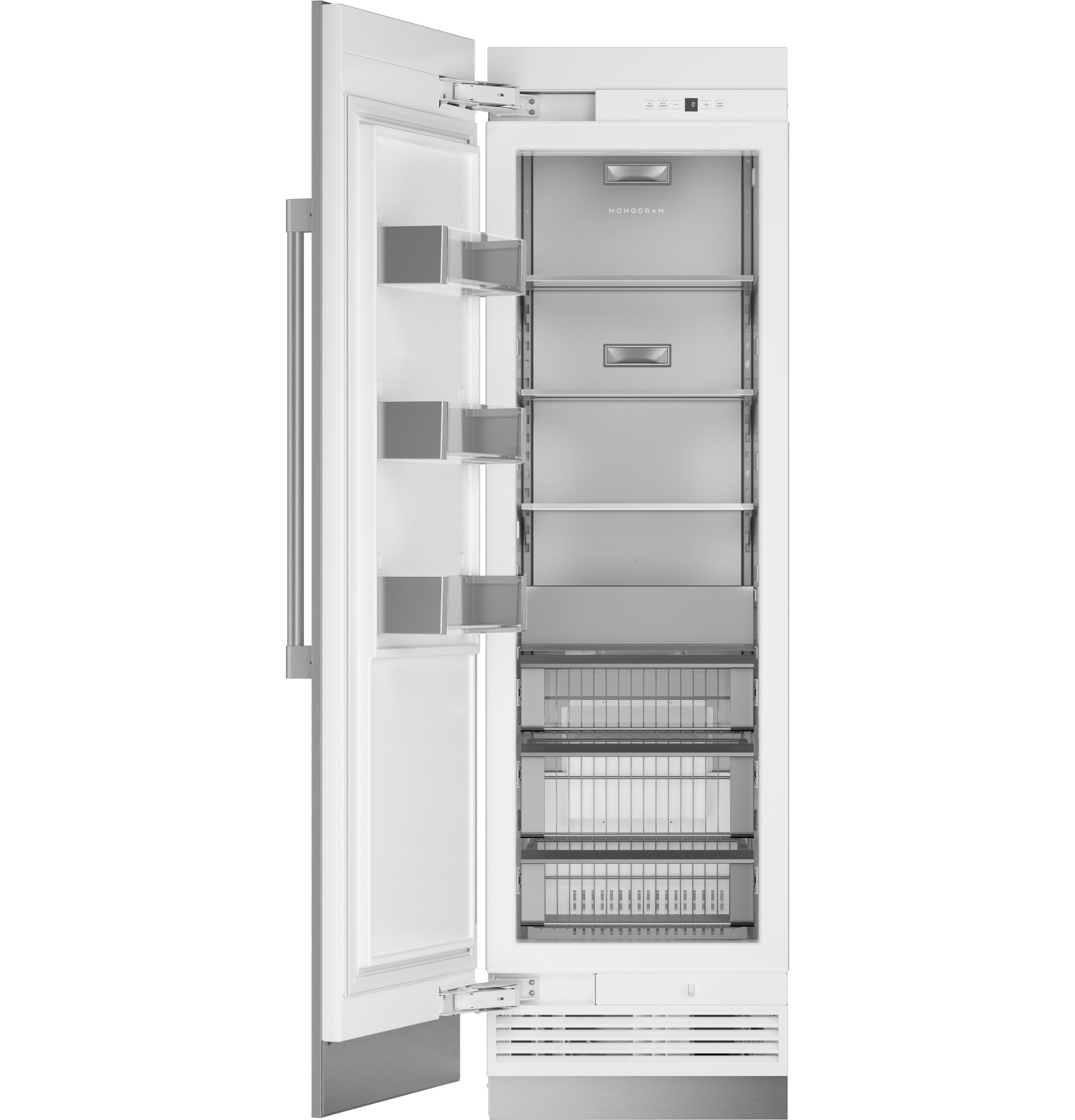 Monogram 24" Panel-Ready Integrated Column Freezer ZIF241NBRII