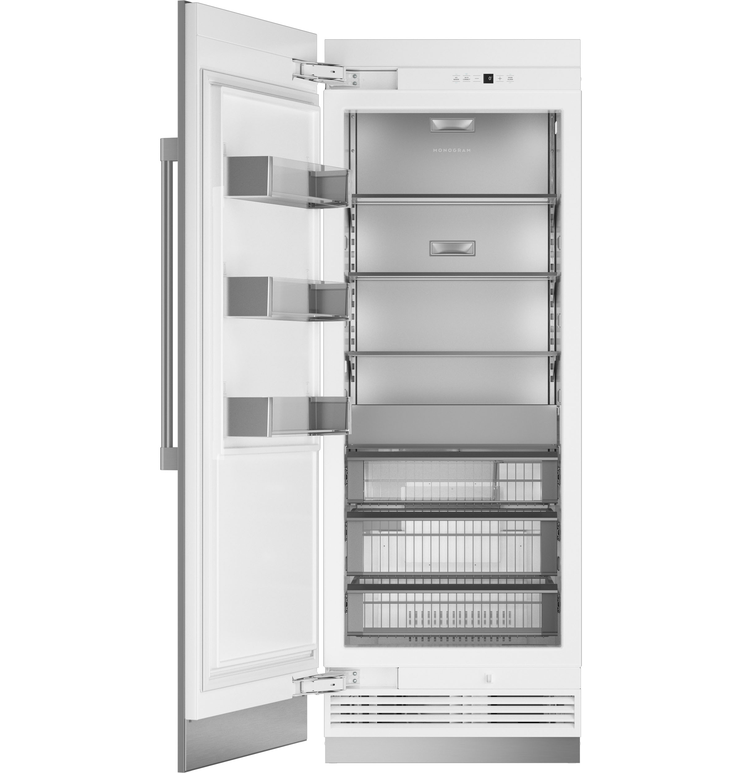 Monogram 30" Panel-Ready Integrated Column Freezer ZIF301NBRII