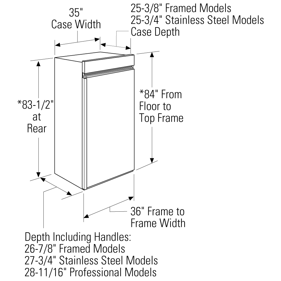 Monogram 36" Built-In All Freezer ZIF360NPRH