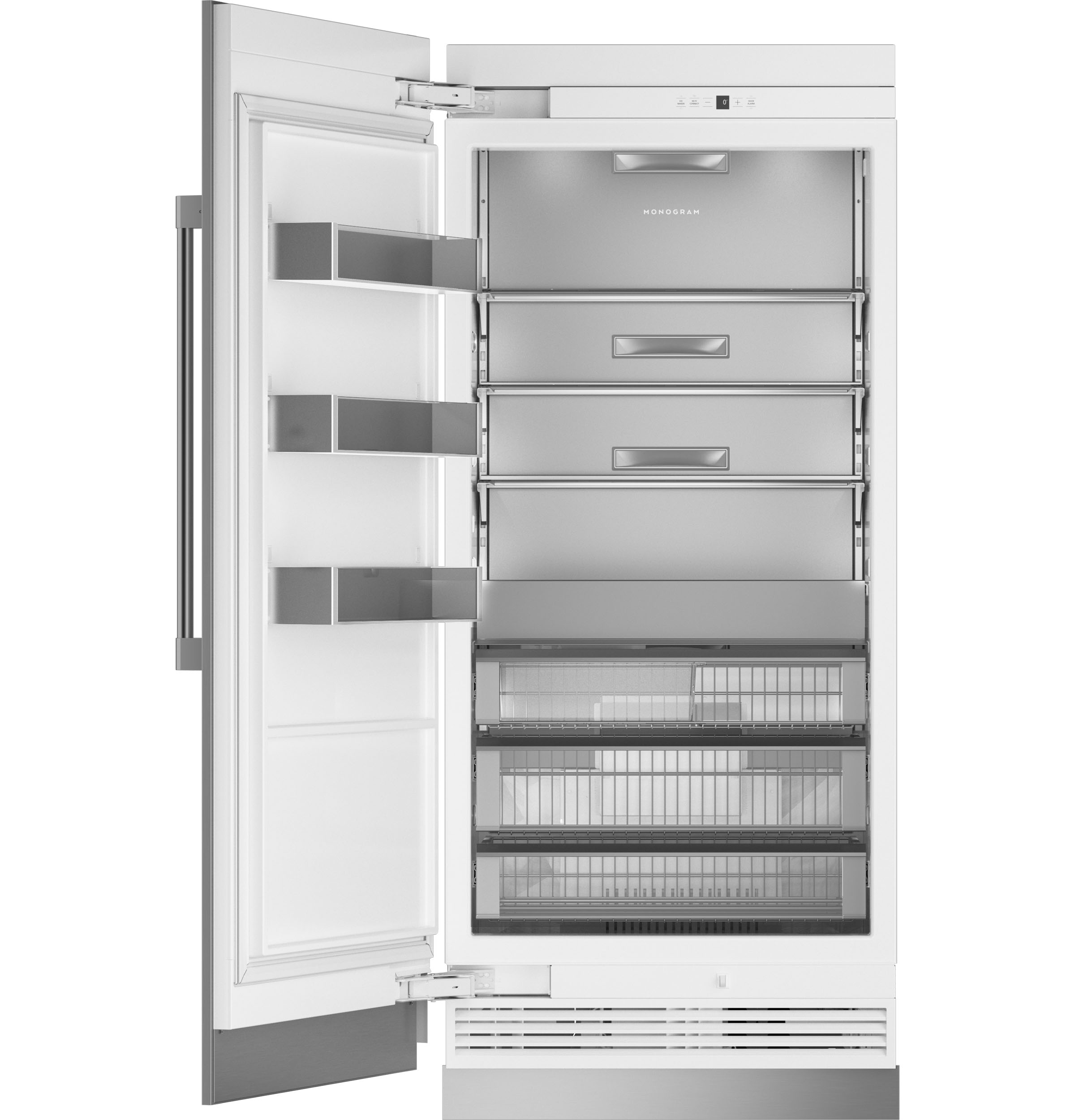 Monogram 36" Panel-Ready Premium Integrated Column Freezer ZIF361NPRII