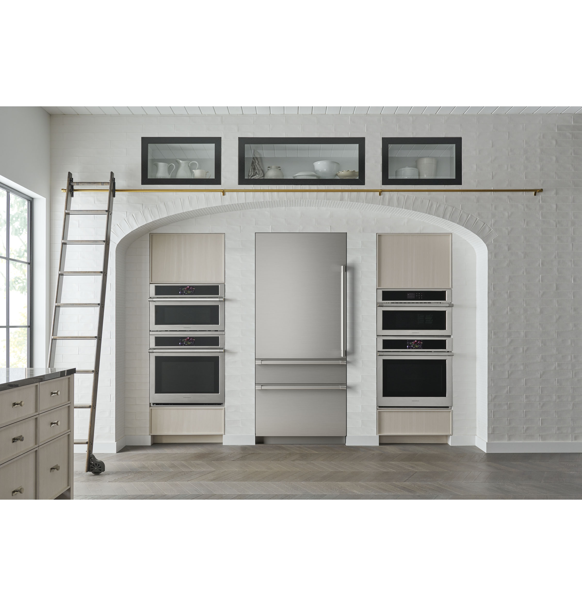 Monogram 36" Panel-Ready Premium Integrated French-Door Refrigerator ZIP364IPVII