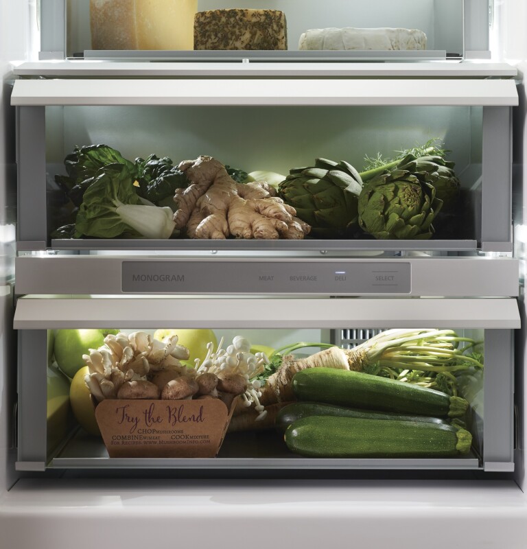 Monogram 24" Integrated, Panel-Ready Column Refrigerator ZIR240NPKII