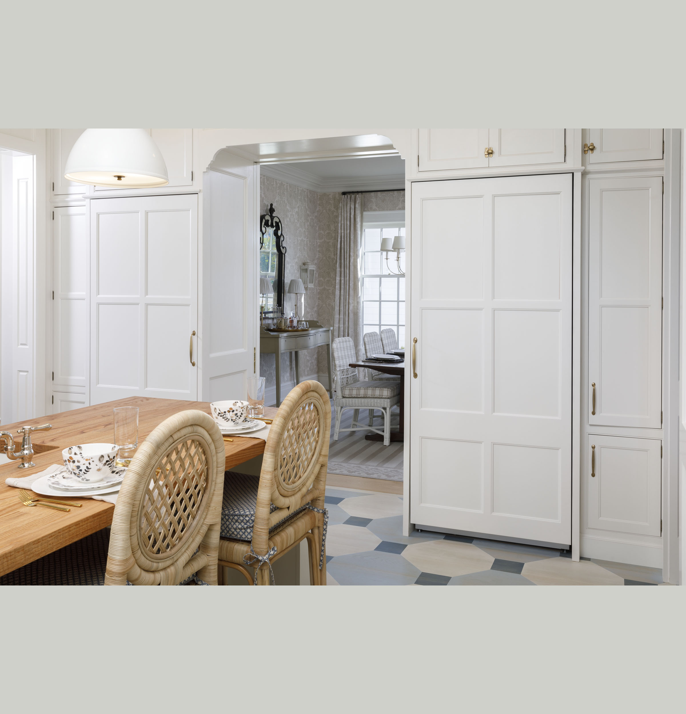 Monogram 36" Panel-Ready Integrated Column Refrigerator ZIR361NBRII
