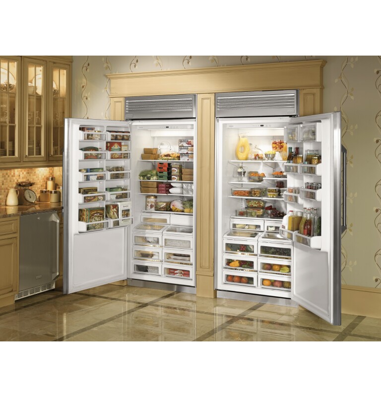 Monogram 36" Built-In All Refrigerator Stainless Steel ZIRS360NHRH Picture 1