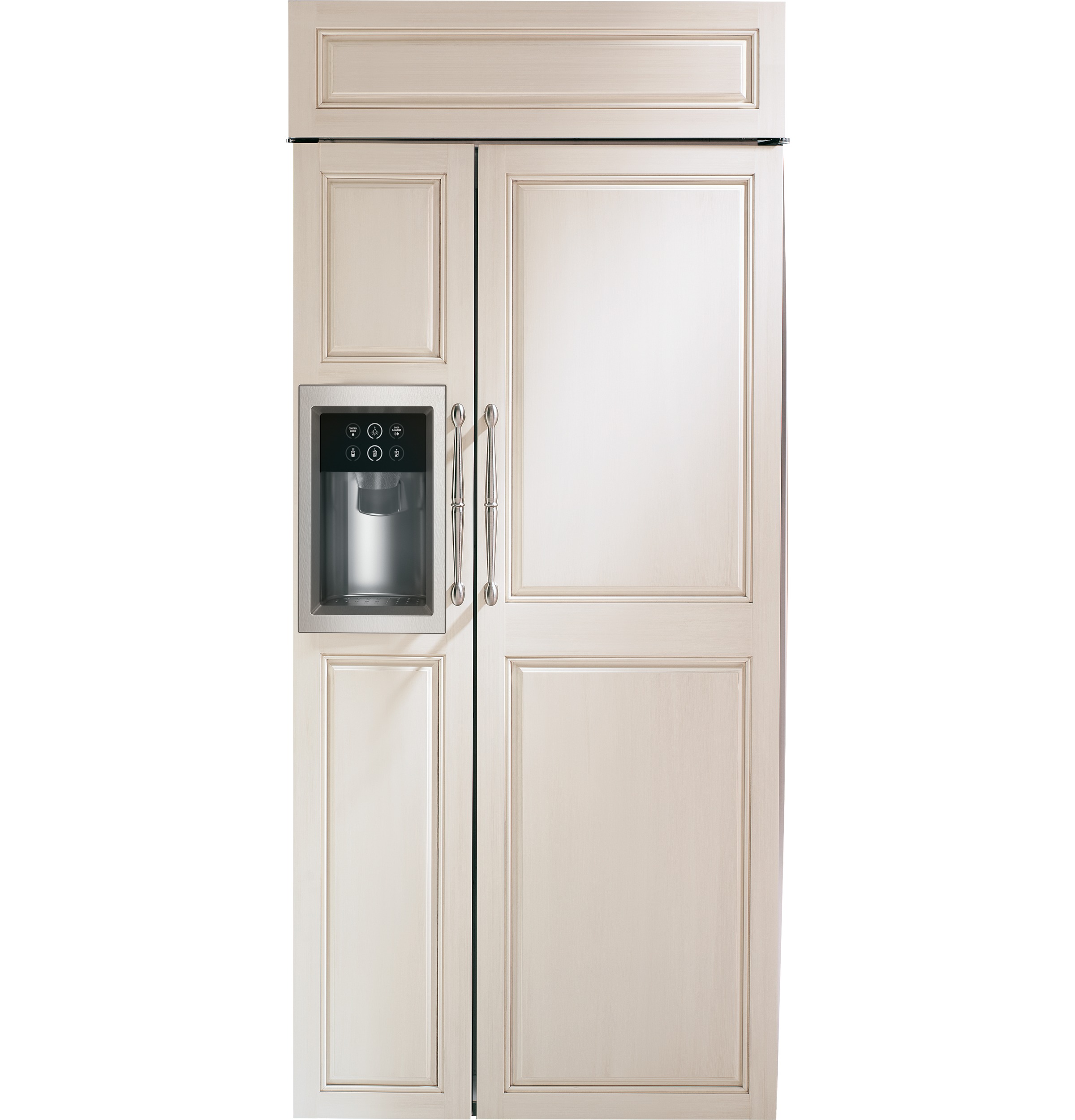 36" Smart Built-In Side-by-Side Refrigerator with Dispenser ZISB360DK