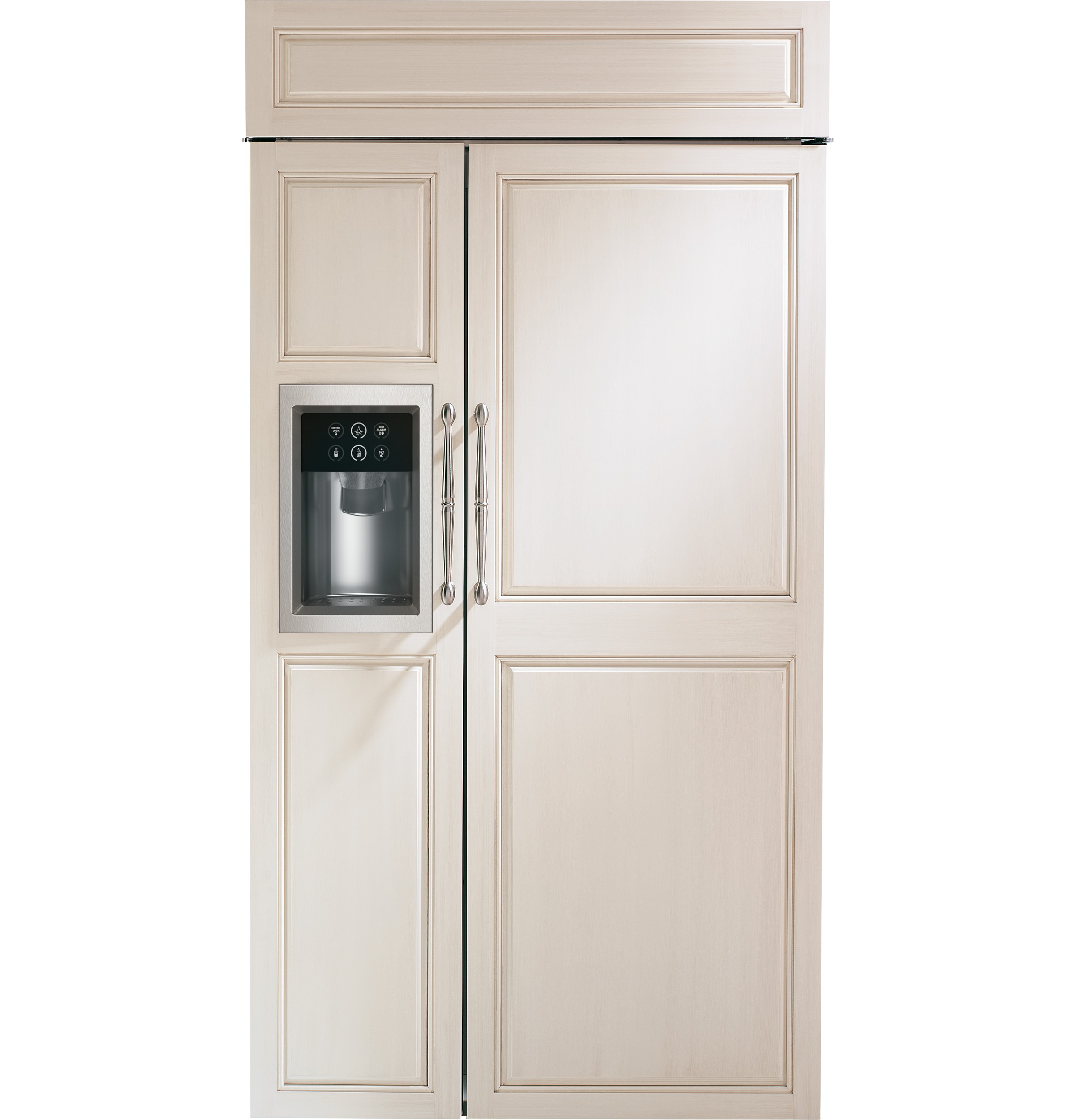 Monogram 42" Smart Built-In Side-by-Side Refrigerator with Dispenser ZISB420DK