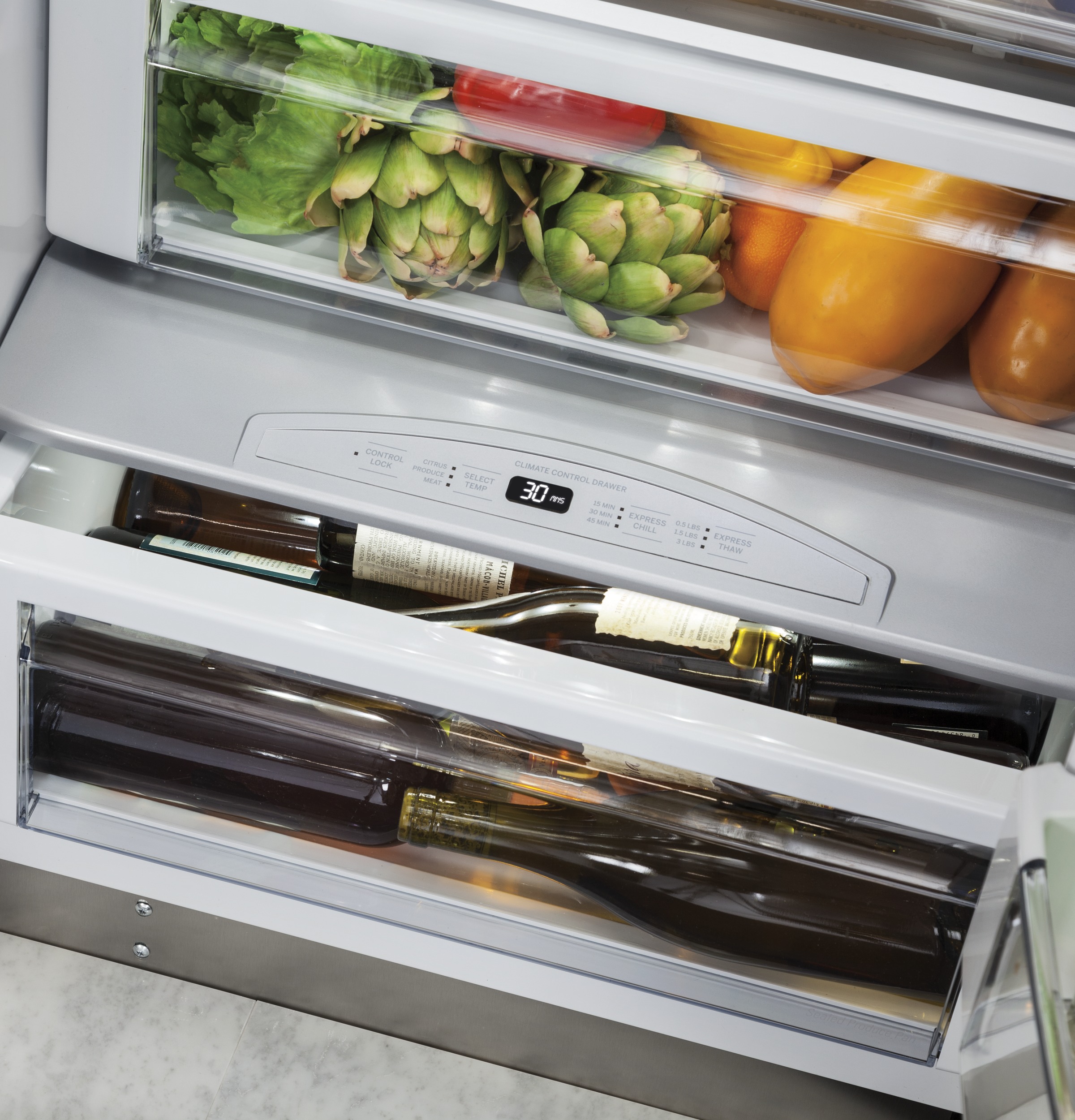 Monogram 42" Smart Built-In Side-by-Side Refrigerator with Dispenser ZISB420DK