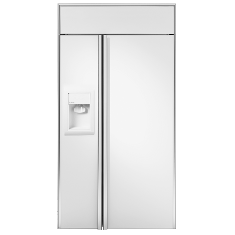 GE Monogram® 42" Built-In Side-by-Side Refrigerator with Dispenser ZISB420DR