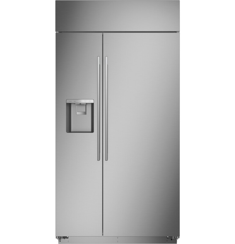 Monogram 42" Built-In Side-by-Side Refrigerator with Dispenser Stainless Steel ZISS420DNSS Picture 1