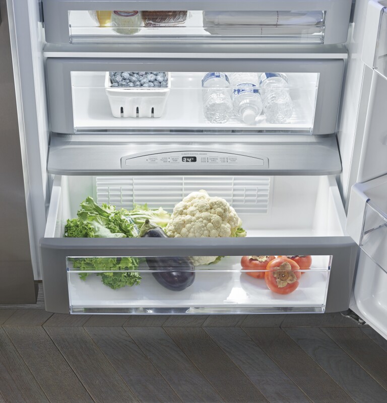 Monogram 42" Built-In Side-by-Side Refrigerator with Dispenser ZISS420DNSS