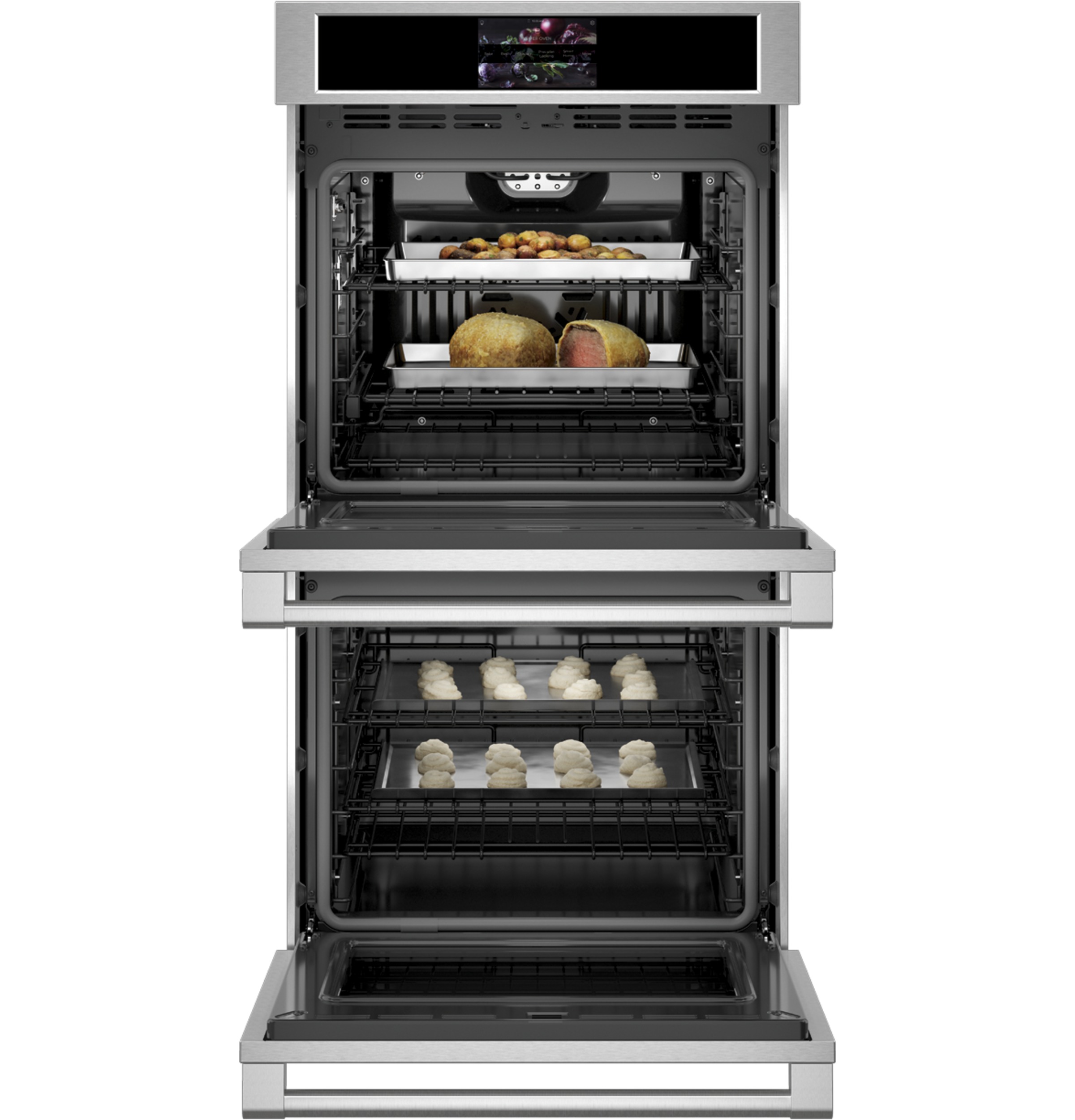 Monogram 27" Statement Double Wall Oven ZKD90DPSNSS