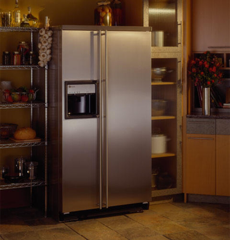 GE Monogram® Built-In Side by Side Refrigerator 1/4" Custom Panels Handle Kit - Stainless ZKHTSS1