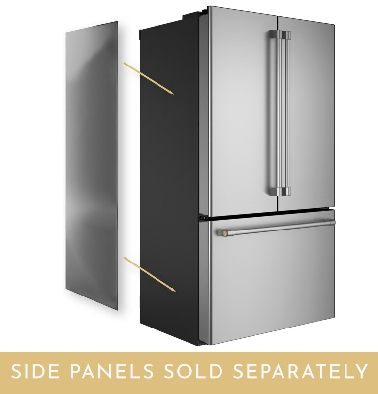 Monogram Stainless Steel Side Panels for French Door Bottom Freezer - Left ZKLBLSCYSS