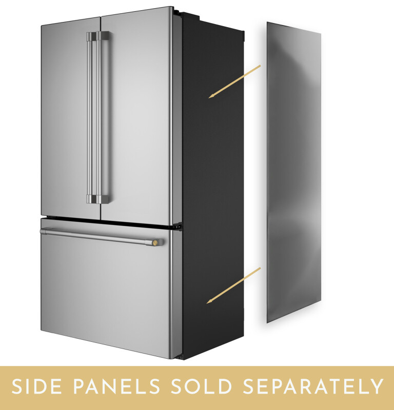 Monogram Stainless Steel Side Panels for French Door Bottom Freezer - Right ZKLBRSCYSS