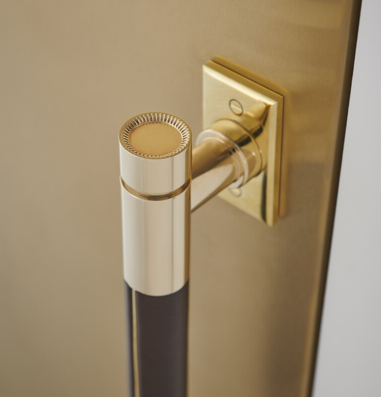 Monogram Column Handle Kit Brass Designer Collection ZKSP1H1BVB1