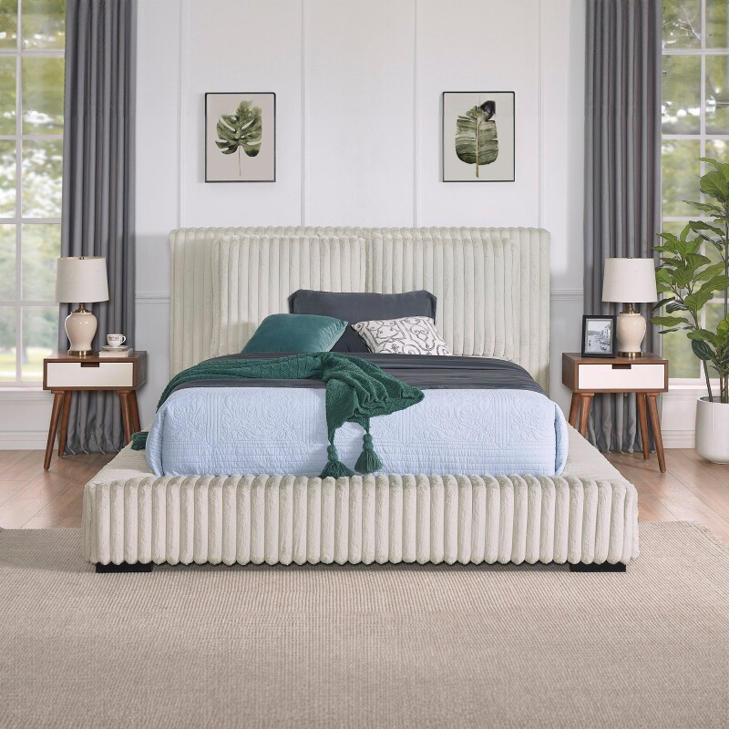 Lotus Queen Bed - Box 1 Of 2 ZLOT7000QNA