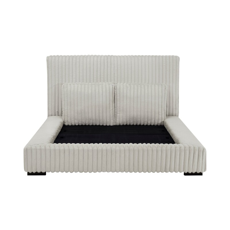 Lotus Upholstered Platform Bed ZLOTKINGDEMO
