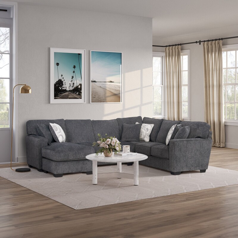 Minerva 2-Piece Sectional ZMIN701GRP