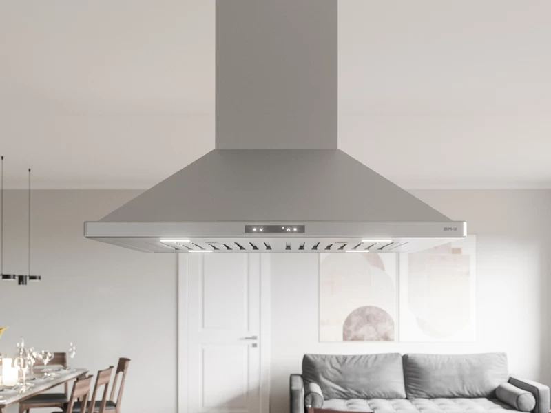 Zephyr 36" Napoli Island Stainless Steel ZNAM90DS Picture 1