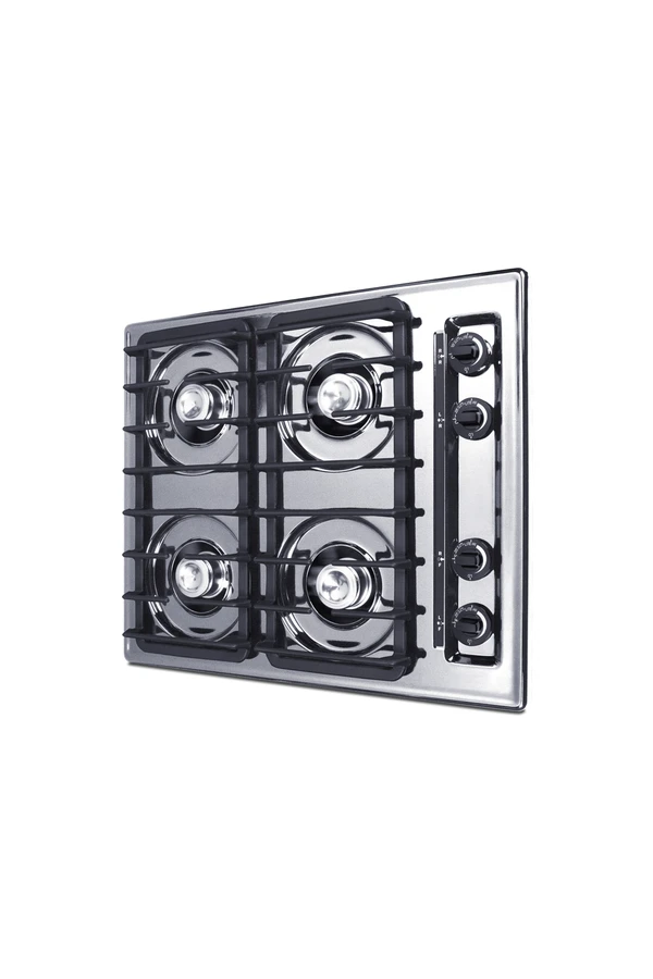 24" Wide 4-Burner Gas Cooktop, Battery Start Ignition ZNL03IP