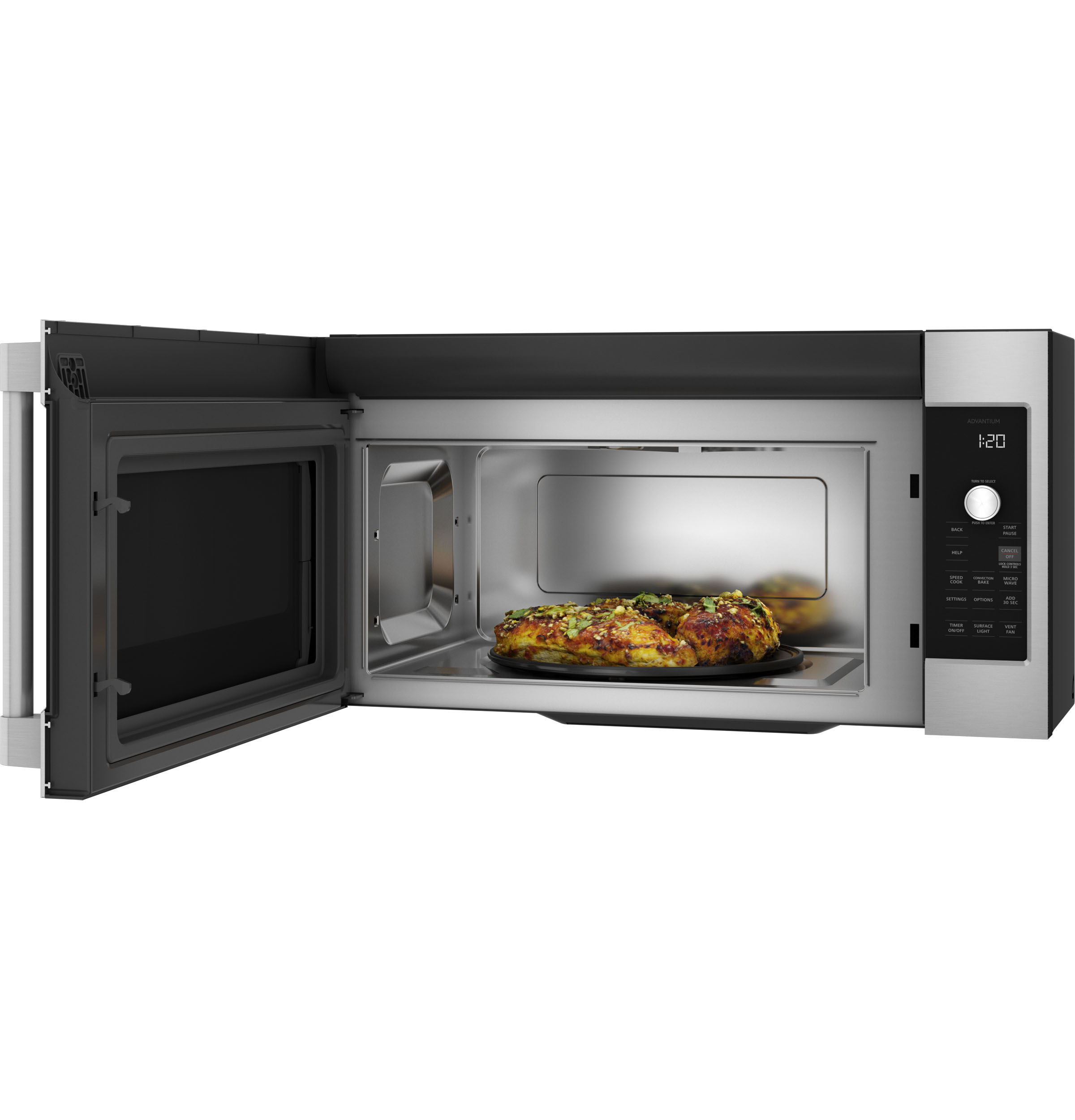 Monogram Statement Above-the-Cooktop Speedcooking Oven with Advantium® Technology ZSA1202PSS