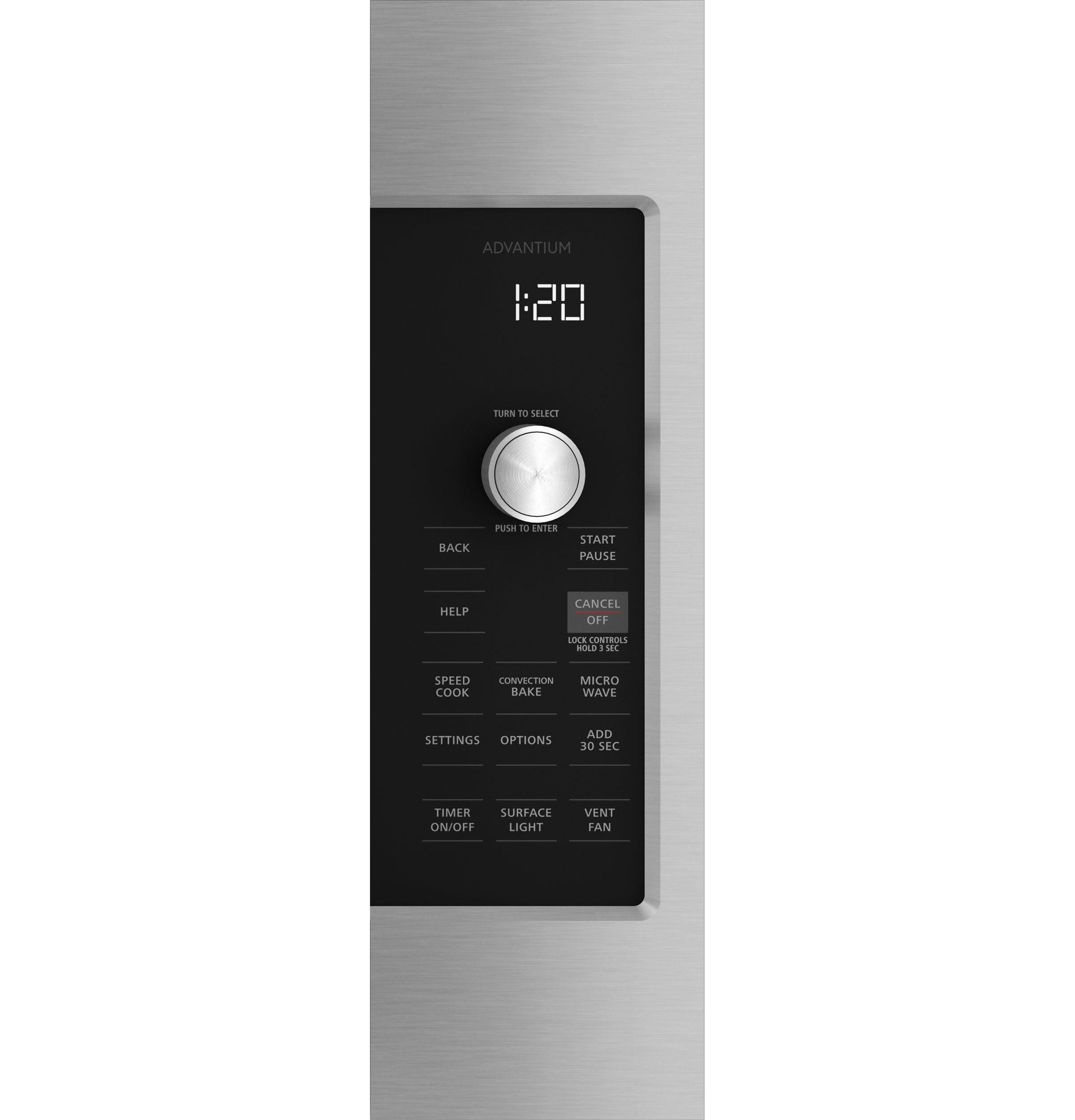 Monogram Statement Above-the-Cooktop Speedcooking Oven with Advantium® Technology ZSA1202PSS