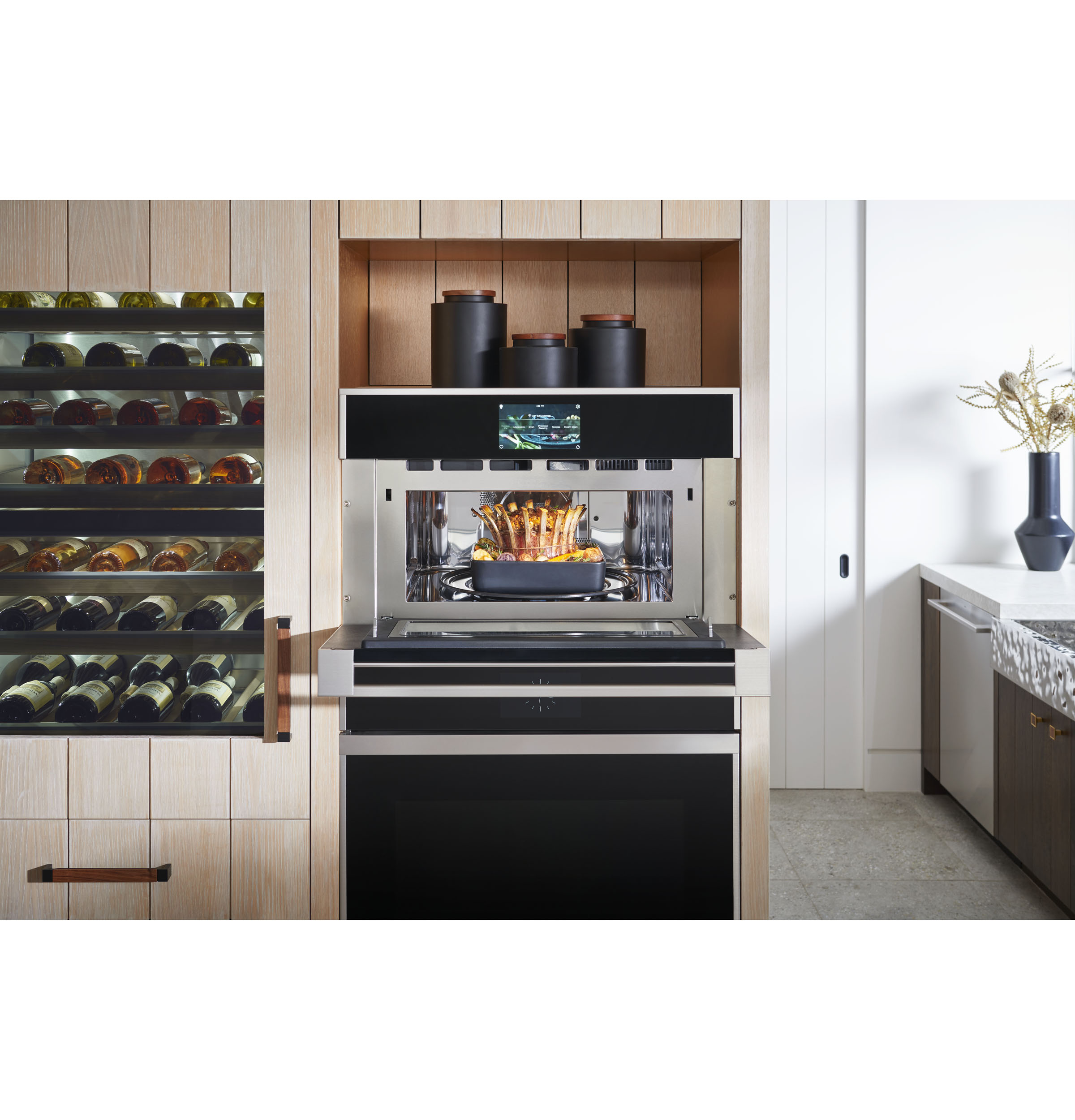 Monogram 27" Five in One Wall Oven with 120V Advantium® Technology ZSB9121NSS