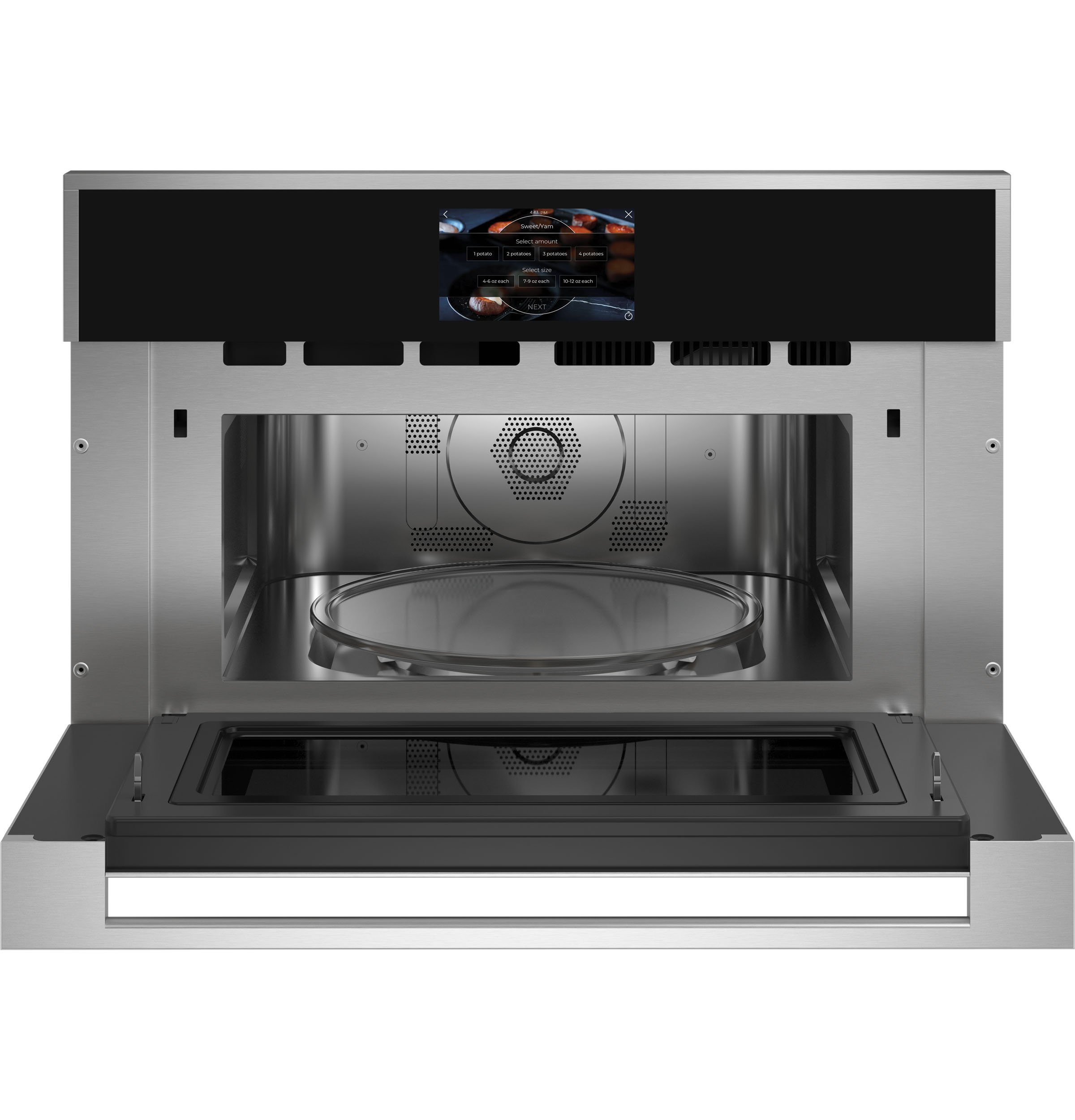 Monogram 30" Minimalist Five-in-One Wall Oven with 120V Advantium® Technology ZSB9131VSS