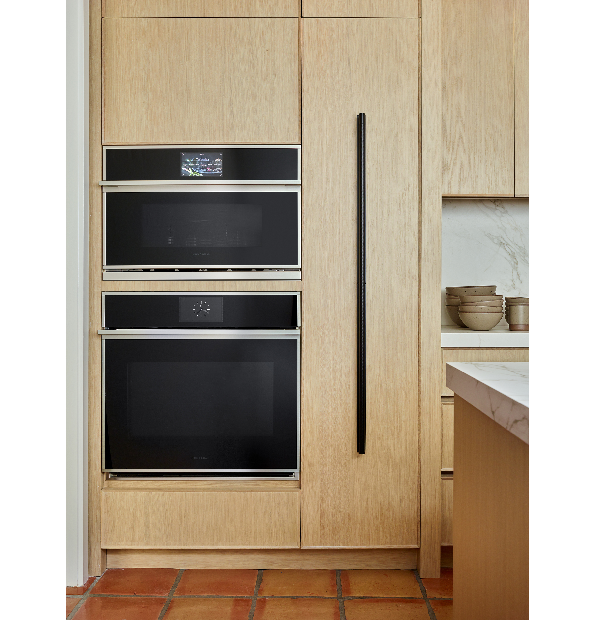 Monogram 30" Minimalist Five-in-One Wall Oven with 120V Advantium® Technology ZSB9131VSS