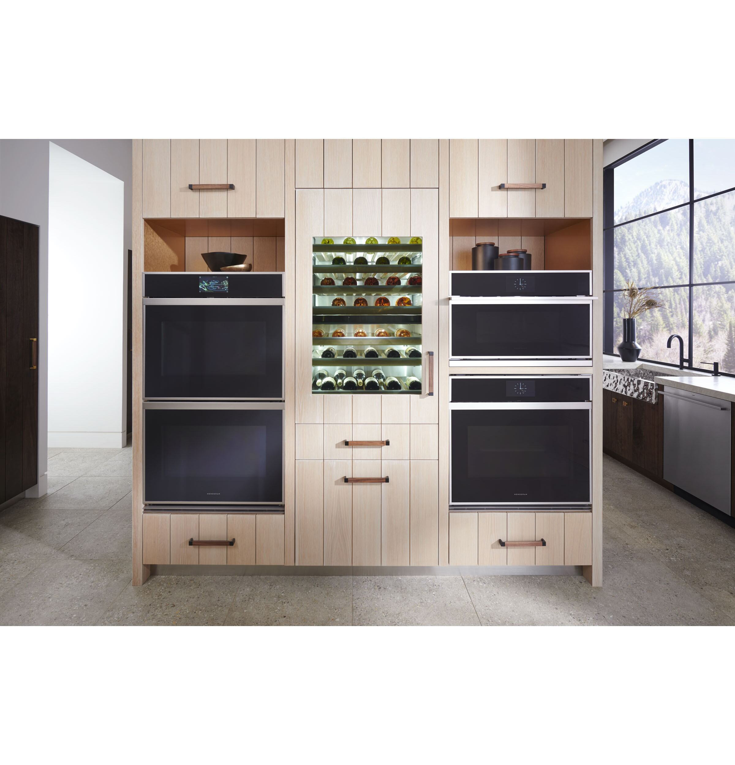 Monogram 30" Minimalist Five-in-One Wall Oven with 120V Advantium® Technology ZSB9131VSS