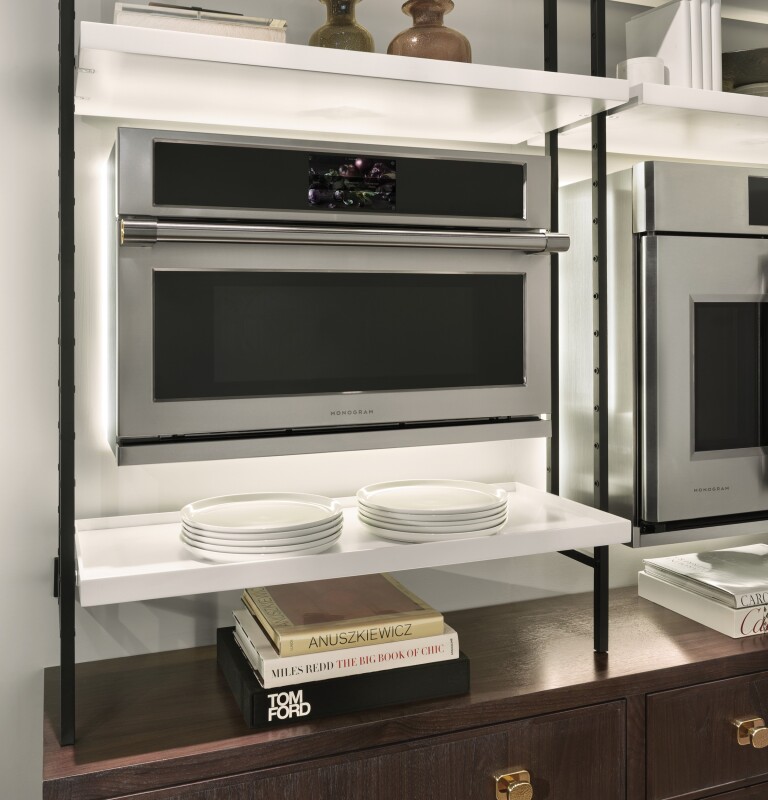 Monogram 30" Statement Five-in-One Wall Oven with 120V Advantium® Technology ZSB9132NSS