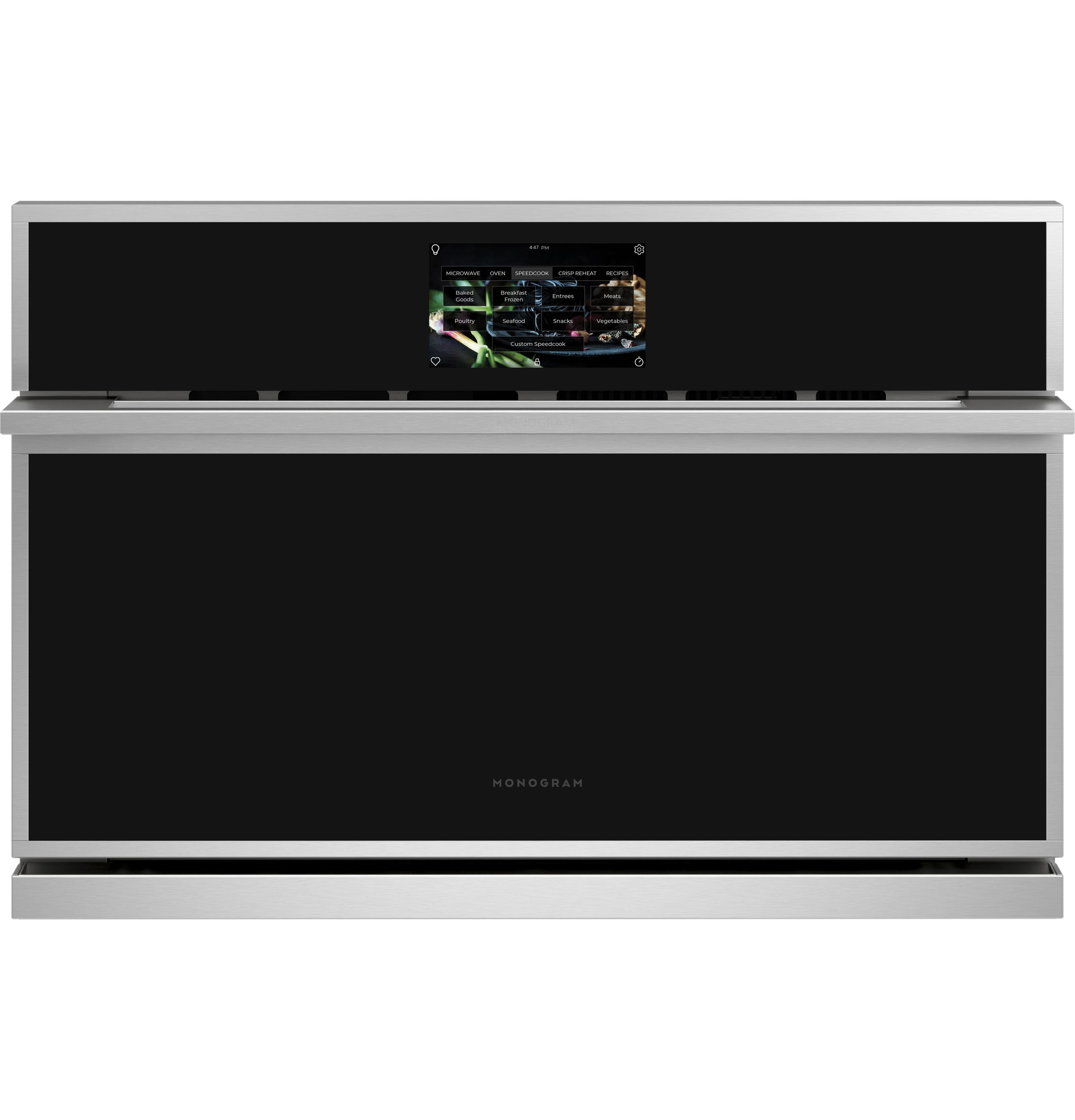 Monogram 30" Minimalist Five-in-One Wall Oven with 240V Advantium® Technology ZSB9231VSS