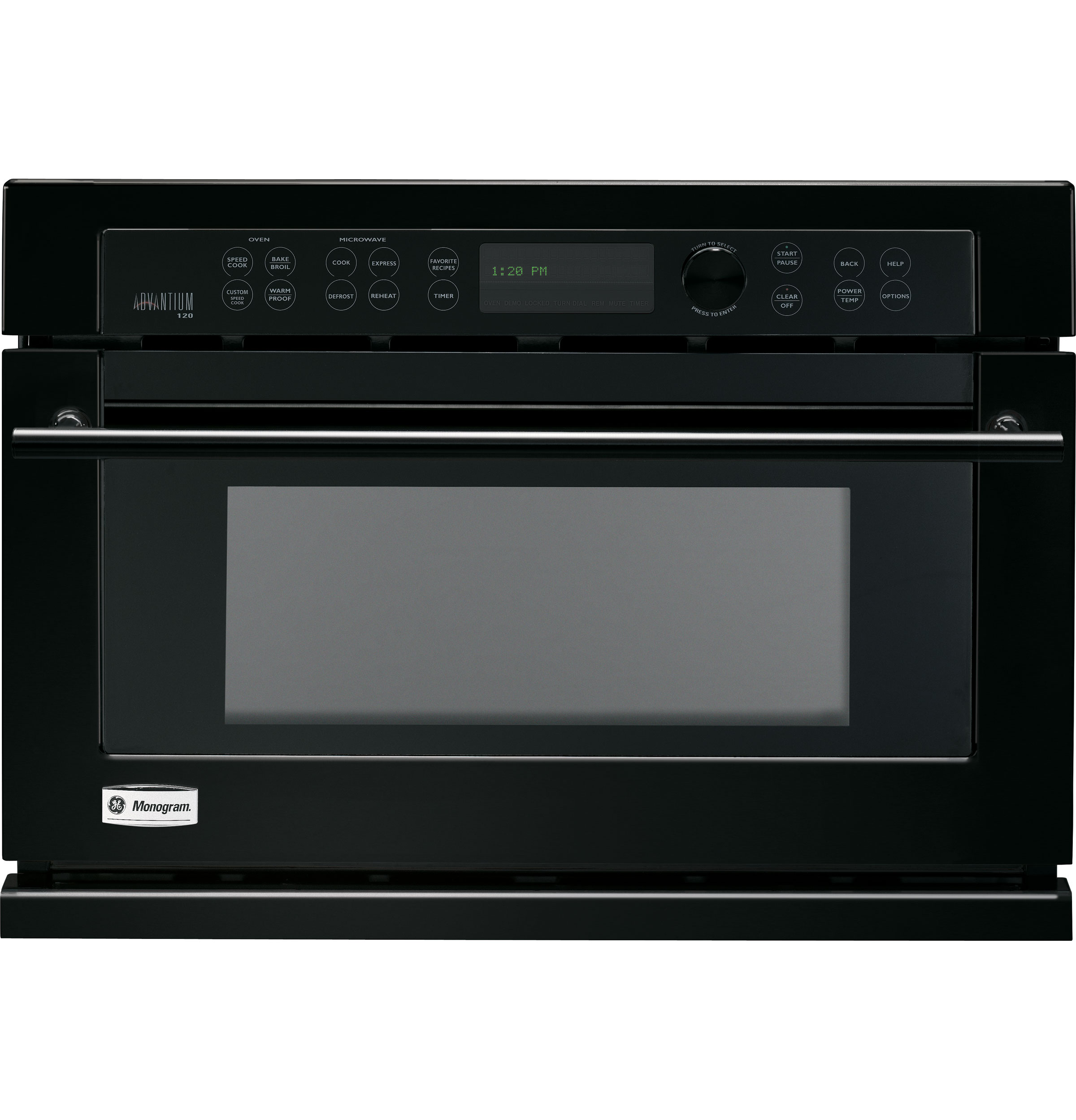 GE Monogram® Built-In Oven with Advantium® Speedcook Technology- 120V ZSC1000KBB