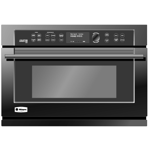 GE Monogram® Built-In Oven with Advantium® Speedcook Technology- 120V ZSC1000KBB