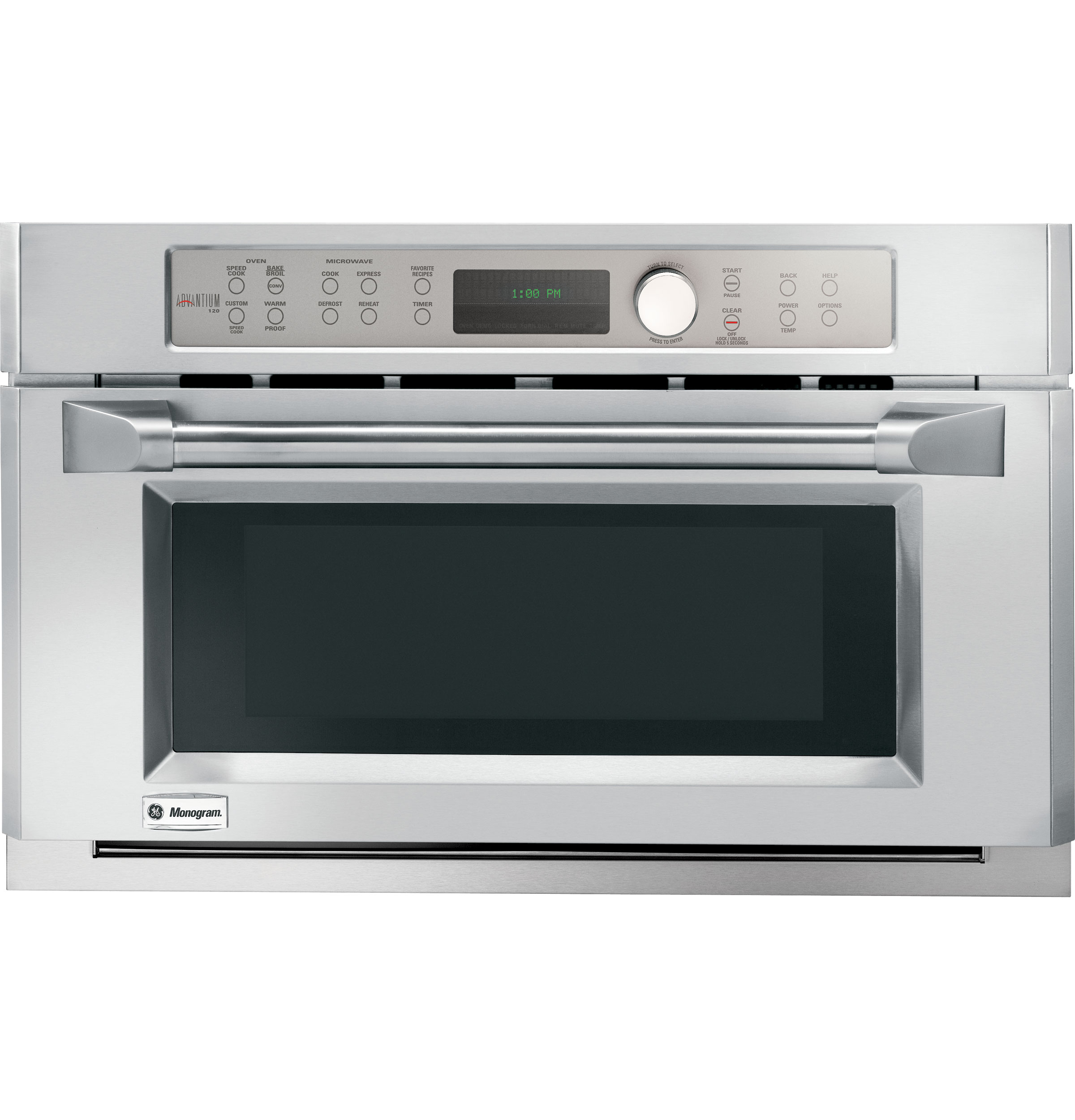 GE Monogram Built-In Oven with Advantium® Speedcook Technology- 120V ZSC1202NSS
