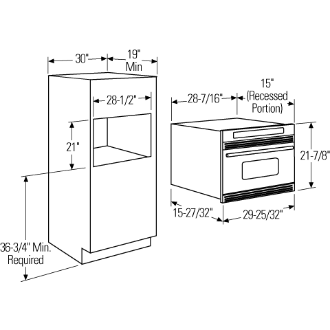 GE Monogram® Built-In Oven with Advantium® Speedcook Technology- 240V view 3