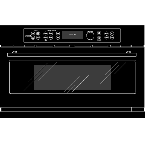 GE Monogram® Built-In Oven with Advantium® Speedcook Technology- 240V ZSC2200NBB