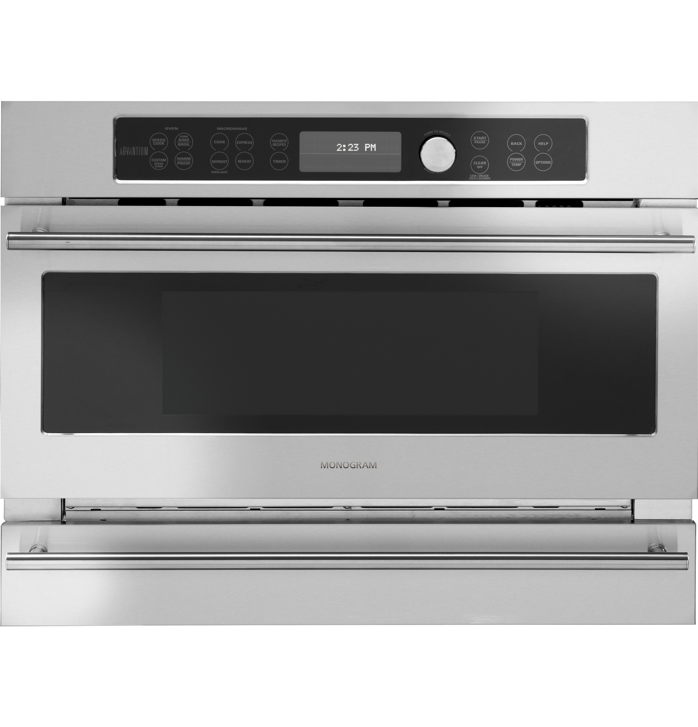 GE Monogram Built-In Oven with Advantium® Speedcook Technology- 240V ZSC2201NSS