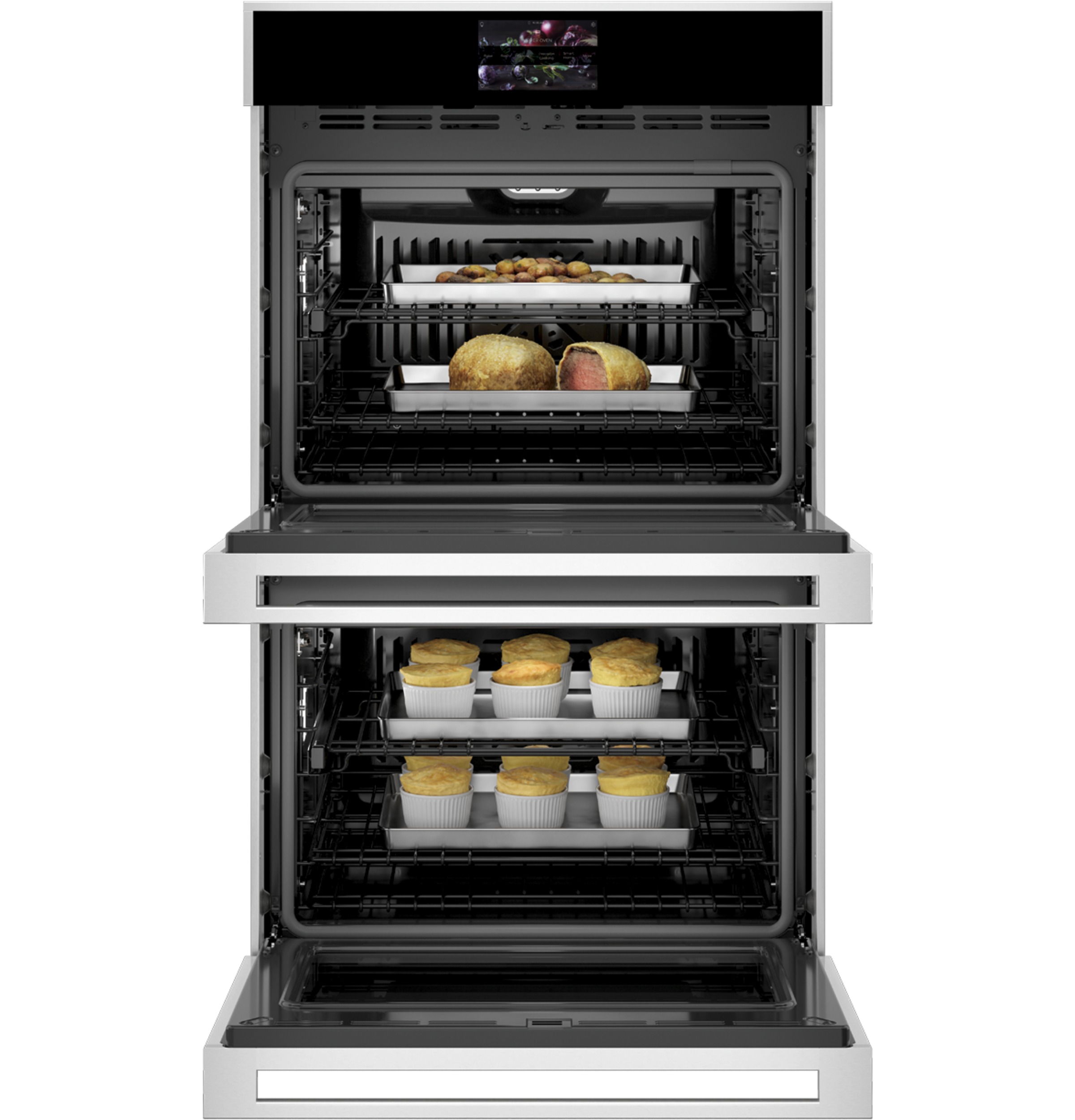 Monogram 30" Minimalist Double Wall Oven ZTD90DSSNSS