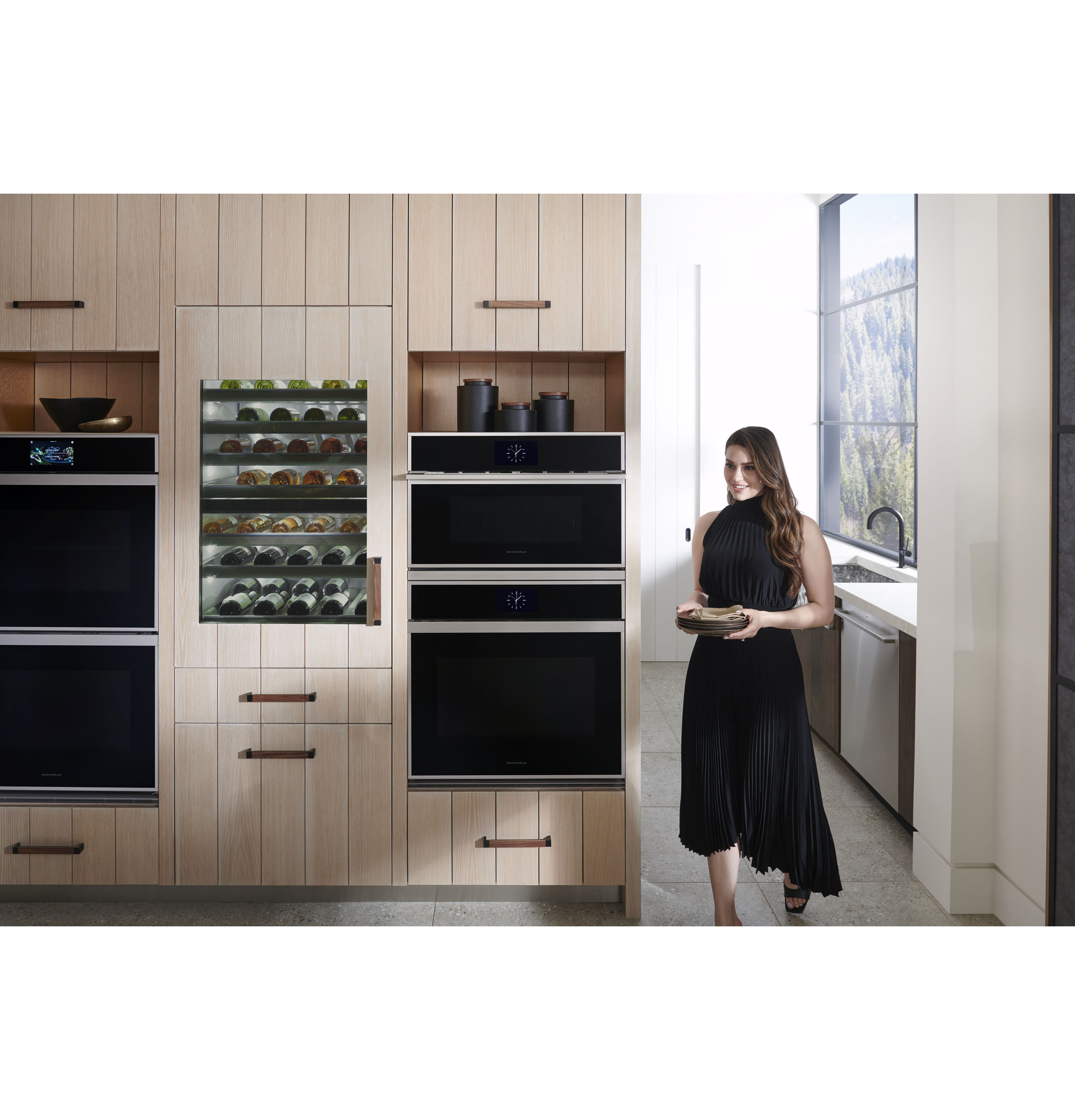 Monogram 30" Minimalist Double Wall Oven ZTD90DSSNSS