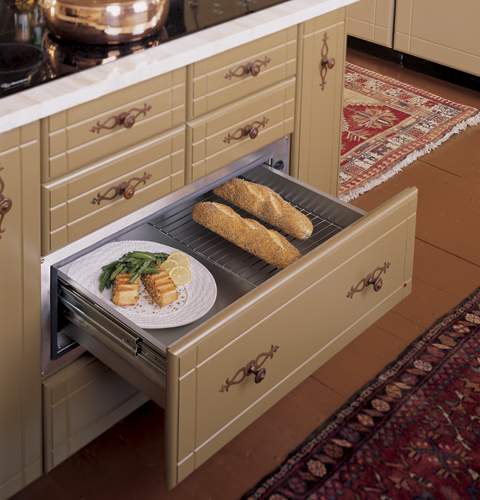 GE Monogram® 30" White Warming Drawer view 2