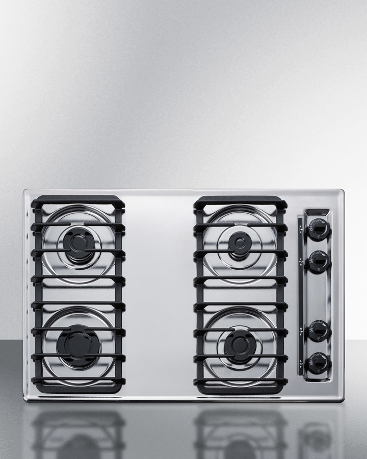 30" Wide 4-Burner Gas Cooktop view 5