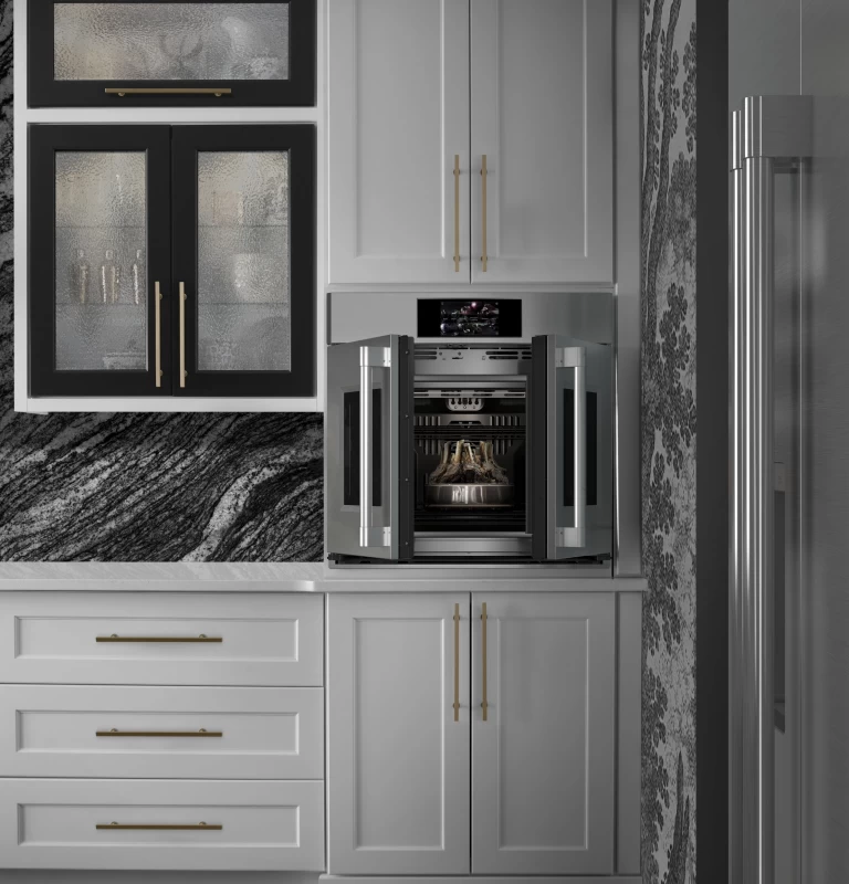 Monogram 30" Statement French-Door Single Wall Oven ZTSX1FPSNSS