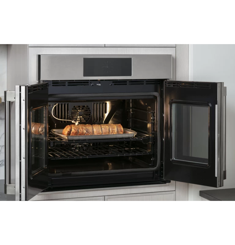 Monogram 30" Statement French-Door Single Wall Oven ZTSX1FPSNSS