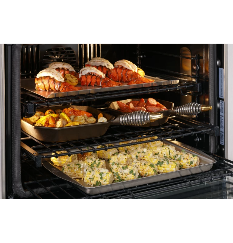 Monogram 30" Statement French-Door Single Wall Oven ZTSX1FPSNSS